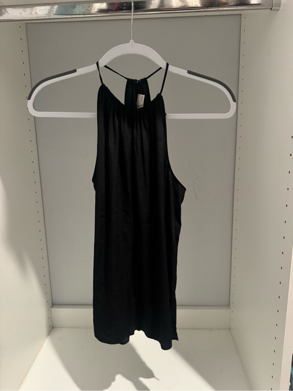 LOFT Black High-Neck Women's Tank Top XS Petite